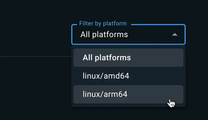 Platform filter