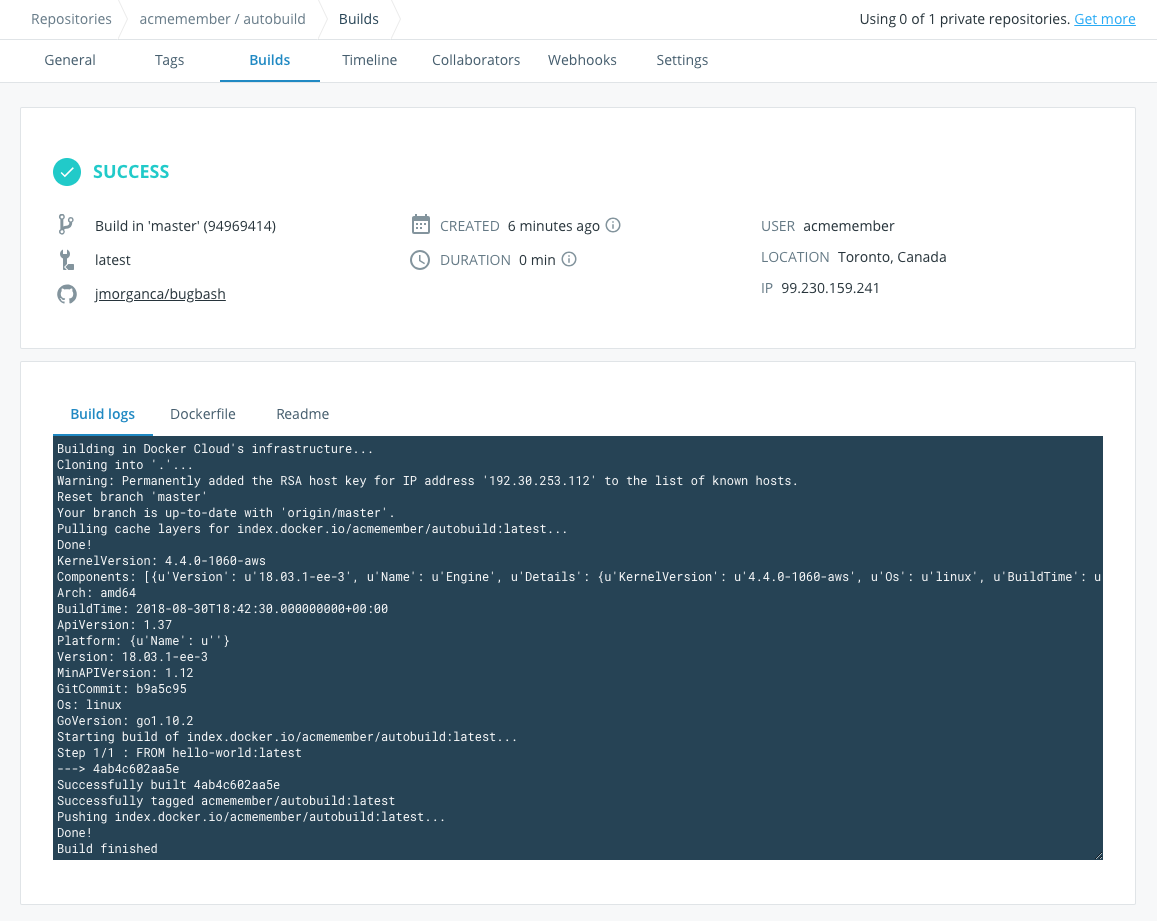 Set up Automated Builds  Docker Documentation