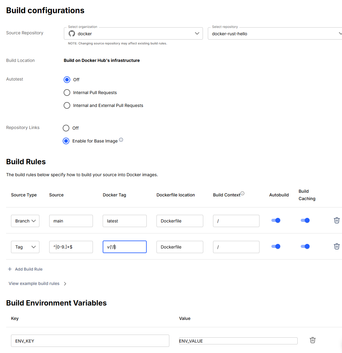 Example Autobuilds configuration